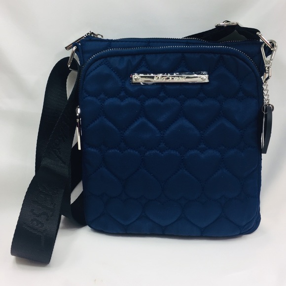 Betsey Johnson Handbags - Betsy Johnson Heart Pattern Crossbody Purse Bag